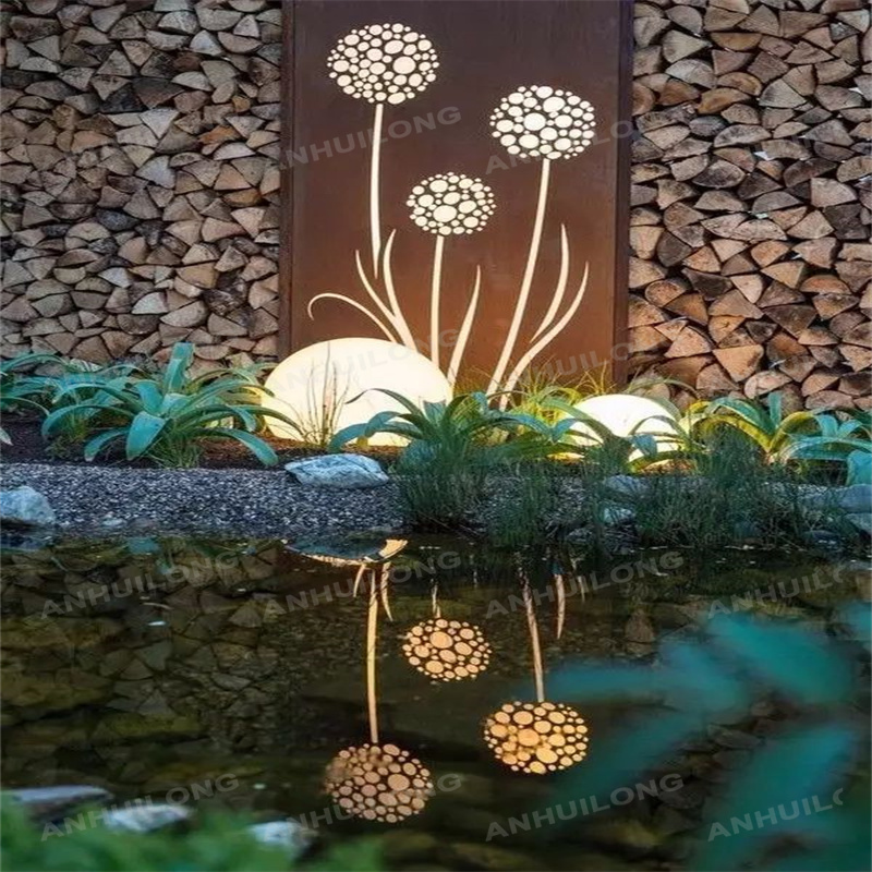 <h3>Corten Steel Light Boxes: Rustic Elegance Illuminated </h3>
